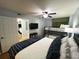 Comfortable bedroom with queen bed and bunk beds, ideal for families or groups at 2007 S Ocean Blvd. # 1506, Myrtle Beach, SC 29577