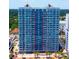 Exterior of tall building with beach views at 2007 S Ocean Blvd. # 1506, Myrtle Beach, SC 29577
