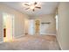 Spacious bedroom with adjoining bathroom and multiple closets at 210 Natures View Circle, Pawleys Island, SC 29585