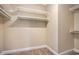 Walk-in closet with shelving, offering ample storage space for clothes and accessories at 210 Natures View Circle, Pawleys Island, SC 29585