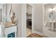 Hallway view into the laundry room and bathroom at 314 Bumble Circle, Murrells Inlet, SC 29576