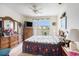 Inviting bedroom with a view and sliding glass doors that lead to an outdoor space at 328 Waterside Dr., Myrtle Beach, SC 29577