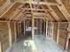 New construction attic with wood frame, with the structure ready for customization at 402 S Magnolia Ave., Andrews, SC 29510