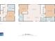 Detailed floor plan showing dimensions of rooms and square footage totals for the two floors combined at 4331 Grande Harbour Blvd., Little River, SC 29566