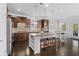 Kitchen featuring granite countertops, stainless steel appliances, island with seating, and pendant lighting at 4555 Weekly Dr, Myrtle Beach, SC 29579