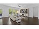 Bright living room features a large entertainment center, and comfortable seating at 4555 Weekly Dr, Myrtle Beach, SC 29579