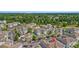 Expansive aerial view showcases the lovely community with lush green landscaping and plenty of parking at 4705 Wild Iris Dr. # 201, Myrtle Beach, SC 29577