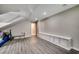 This finished basement boasts wood-look flooring and built-in shelving at 5013 Sassari St., Myrtle Beach, SC 29579