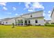 Expansive backyard featuring a screened-in porch and plenty of green space at 560 Pier Ct., Longs, SC 29568