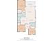 Detailed floor plan showcasing the layout with dimensions of each room in the home at 6000 Windsor Green Way # 104, Myrtle Beach, SC 29579