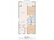 Floor plan showcasing the layout of the kitchen, living room, bedrooms, bathrooms, and balcony at 618 N Waccamaw Dr. # A-5, Murrells Inlet, SC 29576