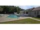Community pool with ample seating and lounge chairs, perfect for relaxation and social gatherings at 618 Wintercreeper Dr., Longs, SC 29568