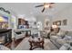 Cozy living room with recessed lighting and an open floor plan at 628 Grand Cypress Way, Murrells Inlet, SC 29576