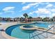 Zero entry community pool with hot tub and island area at 7183 Shooting Star Way, Myrtle Beach, SC 29579