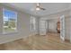 Bright office space with hardwood floors, natural light, and seamless access to other living spaces at 753 Enchantment Loop, Myrtle Beach, SC 29588