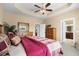 Spacious main bedroom with neutral colors, trey ceiling, and carpet at 1149 6Th Ave. S, North Myrtle Beach, SC 29582