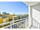 Gorgeous high-rise balcony view of the resort buildings, coastline and local roadway at 1207 S Ocean Blvd. # 50809, Myrtle Beach, SC 29577