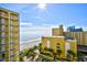 Beautiful high-rise ocean view from the balcony of a resort hotel, under the sun at 1207 S Ocean Blvd. # 50809, Myrtle Beach, SC 29577