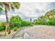 Convenient beach access with a wooden walkway through lush greenery and the ocean view ahead at 1207 S Ocean Blvd. # 50809, Myrtle Beach, SC 29577