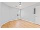 Bedroom featuring a window, neutral paint, and hardwood floors at 1208 River Oaks Dr. # 24-B, Myrtle Beach, SC 29579