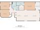 Detailed floor plan showing layout with bedrooms, bathrooms, and living spaces at 1208 River Oaks Dr. # 24-B, Myrtle Beach, SC 29579
