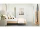 Well-lit bedroom features a minimalist design and serene ambiance at 1222 Willow Oaks Way, Conway, SC 29526