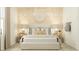 Cozy bedroom features a comfortable bed, stylish lamps and natural lighting at 1222 Willow Oaks Way, Conway, SC 29526
