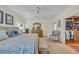 A relaxing main bedroom provides neutral walls and tones and a wonderful walk-in closet at 1259 Oatland Lake Rd., Pawleys Island, SC 29585