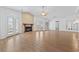Large living room featuring a fireplace and access to the outdoor deck at 1468 Fox Hollow Way, North Myrtle Beach, SC 29582