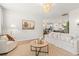 Comfortable living room with open concept to the kitchen, stylish furniture and bright decor at 1523 Wood Stork Dr., Conway, SC 29526