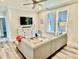 Well-lit living room with cozy seating and neutral decor at 17 Carson Creek Dr., Murrells Inlet, SC 29576