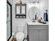 Updated bathroom features a vanity with a modern sink and new fixtures at 1870 Auburn Dr. # 22A, Surfside Beach, SC 29575