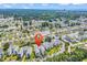 Scenic aerial view of the condominium complex surrounded by lush landscaping and waterways at 2020 Cross Gate Blvd. # 203, Surfside Beach, SC 29575