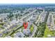 Scenic aerial view of the condominium complex surrounded by lush landscaping and waterways at 2020 Cross Gate Blvd. # 203, Surfside Beach, SC 29575