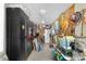 Well-organized garage space with ample storage cabinets and room for tools and equipment at 213 South Myrtle Dr., Surfside Beach, SC 29575