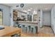 Bright open kitchen with a breakfast bar, stainless appliances, and a neutral color palette at 223 Maison Dr. # B-8, Myrtle Beach, SC 29572