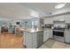 Bright and airy kitchen featuring stainless appliances, modern cabinets, and lots of countertop space at 223 Maison Dr. # B-8, Myrtle Beach, SC 29572