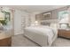 Comfortable main bedroom featuring neutral colors, plush carpeting, and natural lighting at 226 Carver Willow Dr., Loris, SC 29569