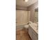 Standard bathroom features a shower-tub combination, toilet, and vanity with mirror at 2407 James St. # 401, Conway, SC 29527