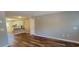 Open floorplan living area that opens to the kitchen with plenty of natural light at 2407 James St. # 401, Conway, SC 29527