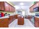 Fully equipped kitchen with stainless appliances and island at 2499 Burning Tree Ln., Little River, SC 29566