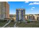 Exterior of building with beachfront access at 2609 South Ocean Blvd. # 702, North Myrtle Beach, SC 29582