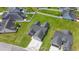 Aerial view of a home with a large yard, showcasing the home's location and surrounding neighborhood at 282 Foxpath Loop, Myrtle Beach, SC 29588