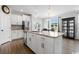 Spacious kitchen with granite countertops, stainless steel appliances and large center island at 305 Portofino Dr., Myrtle Beach, SC 29579