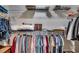 Well-organized walk-in closet with ample shelving and hanging space at 316 Lifestyle Court, Surfside Beach, SC 29575