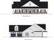 Front and side exterior elevations of the home showcasing architectural details and design elements at 3200 Fowler School Rd., Loris, SC 29569