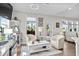 Bright living room with two chairs, white accents, and windows overlooking a scenic view at 379 Mikita Dr., Surfside Beach, SC 29575