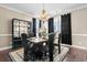 Elegant dining room with decorative lighting and dark wood furniture at 400 Dog Pen Ct., Myrtle Beach, SC 29588