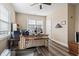 Well-lit home office featuring modern desk setup and window with natural light at 400 Dog Pen Ct., Myrtle Beach, SC 29588