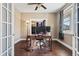 Home office with hardwood floors, natural light, and ample space for work setup at 400 Dog Pen Ct., Myrtle Beach, SC 29588